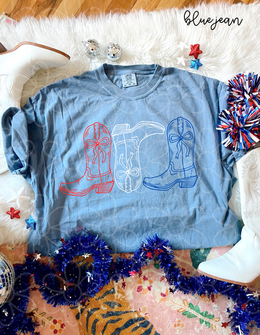 RWB Boots Kids Completed Tee
