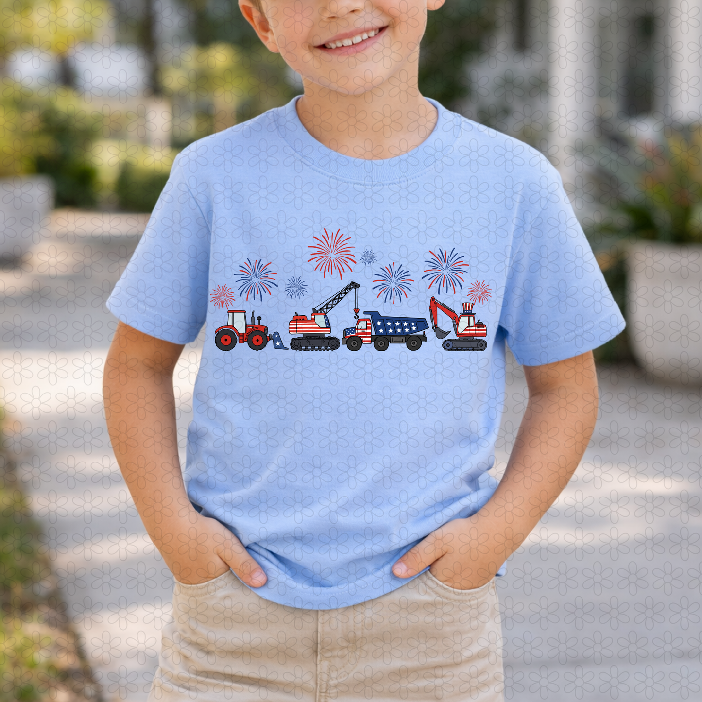 RWB Construction Trucks Completed Tee