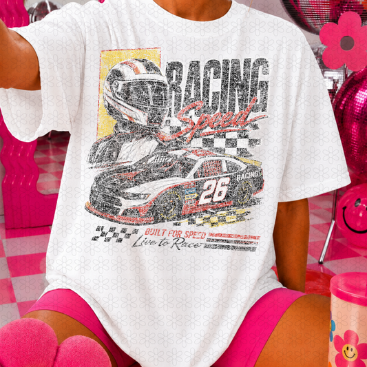 Racing Speed Completed Tee
