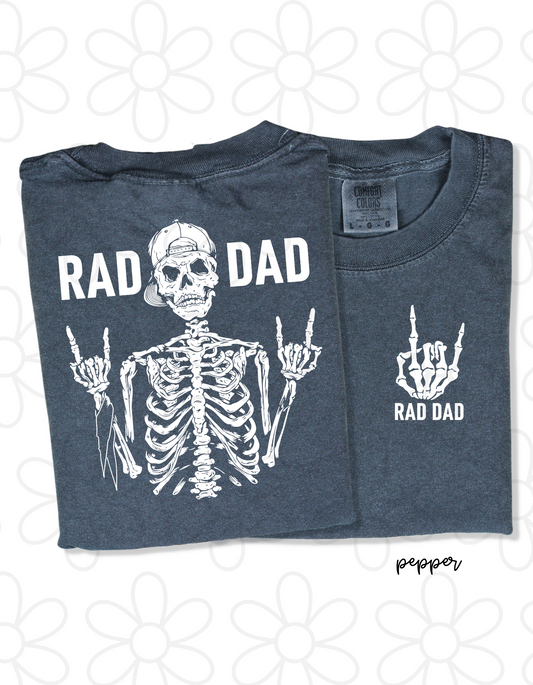 Rad Dad Skeleton Completed Tee