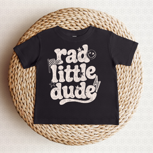 Rad Little Dude (Multiple Color Options) Completed Tee