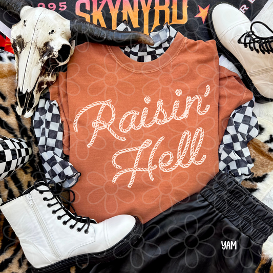 Raisin Hell Completed Tee