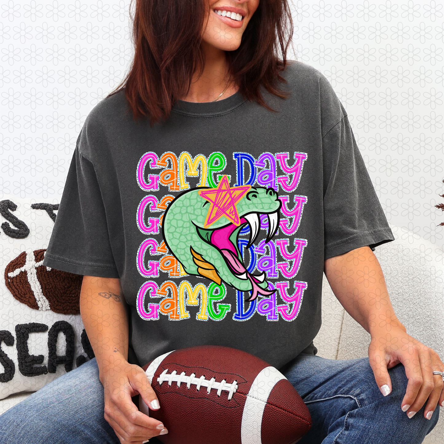 Preppy Game Day Mascots (Multiple Options) DTF Transfer