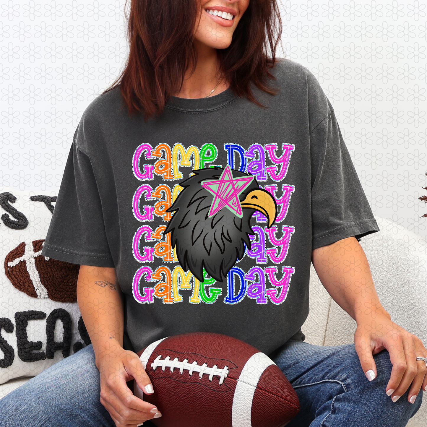 Preppy Game Day Mascots (Multiple Options) DTF Transfer