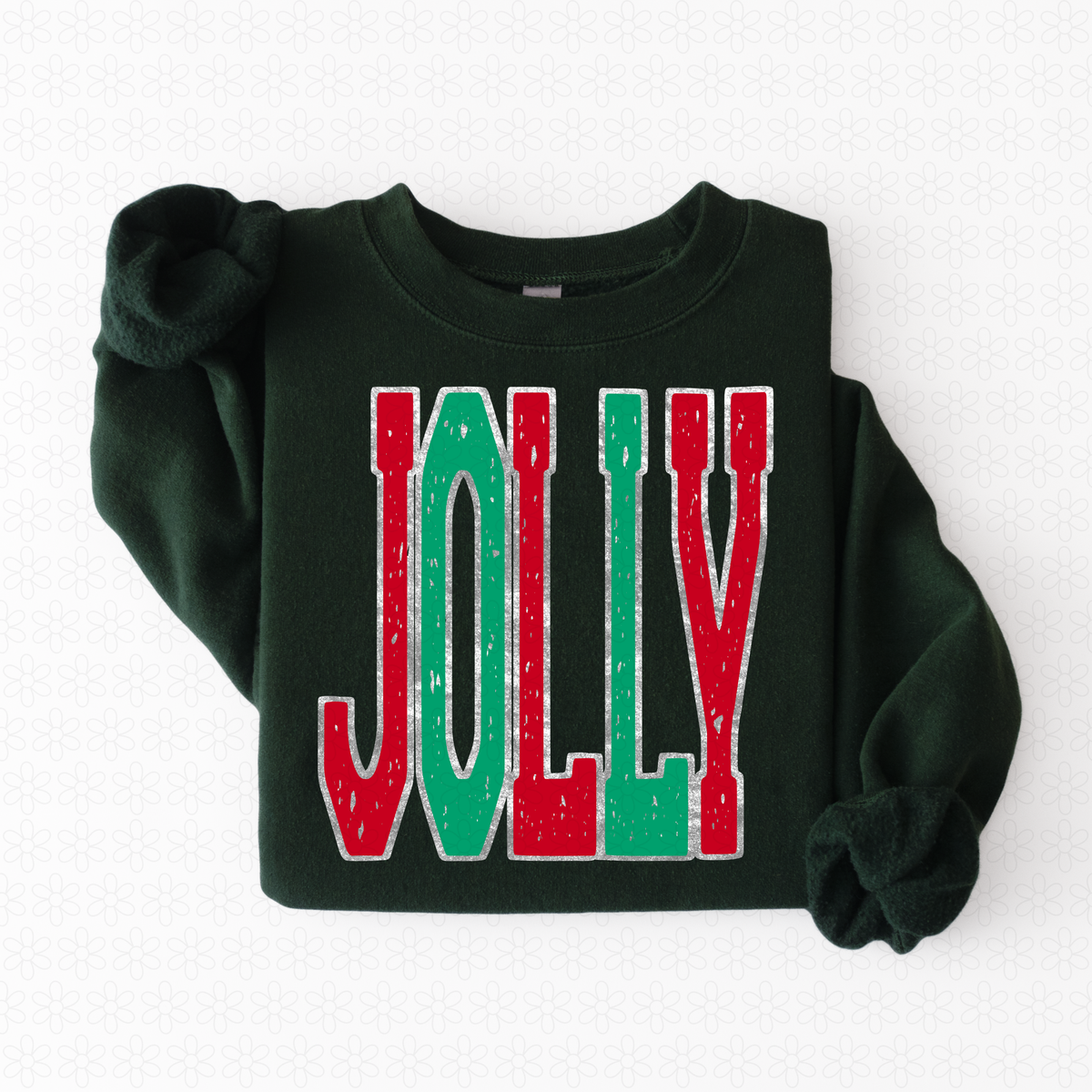 Red and Green Jolly Completed Tee