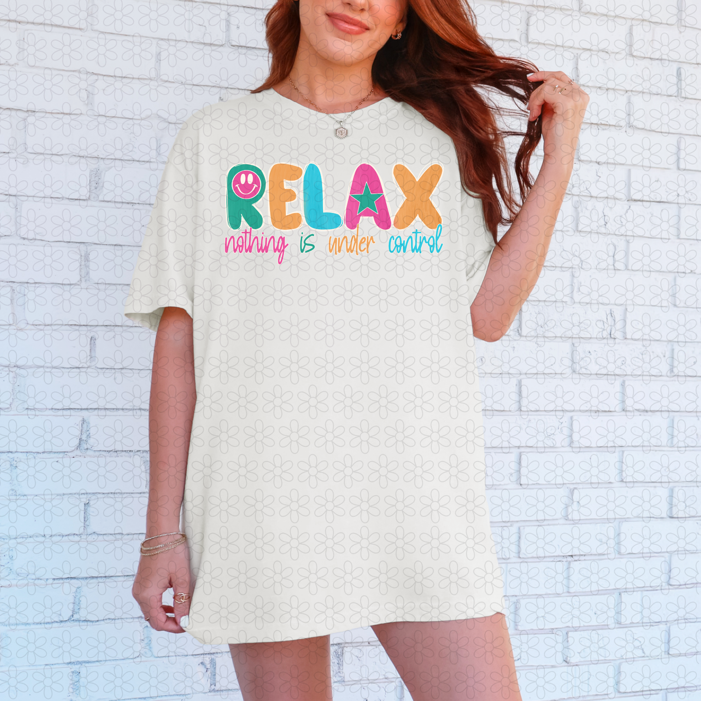 Relax Nothing is Under Control Completed Tee