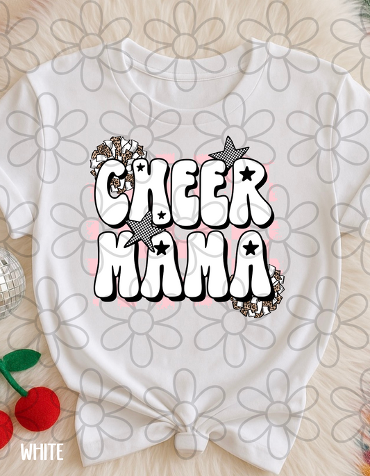 Retro Cheer Mom Completed Tee