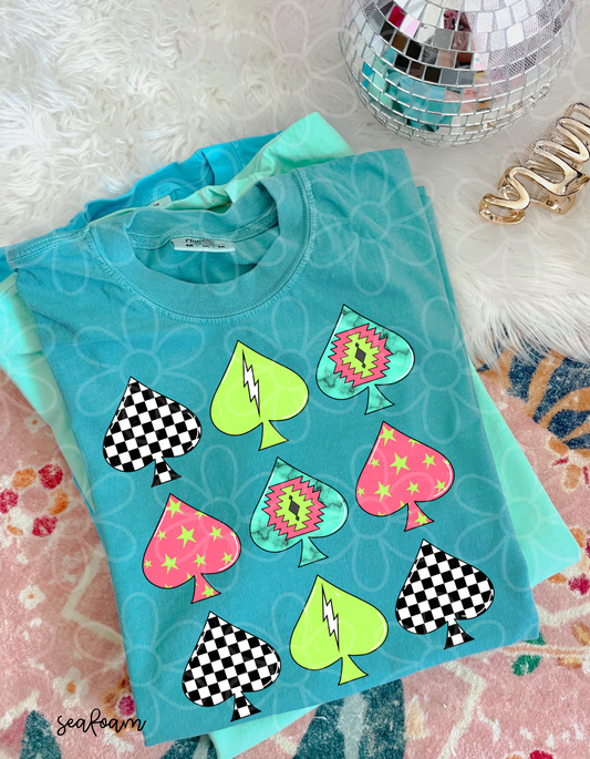 Retro Spades Completed Tee