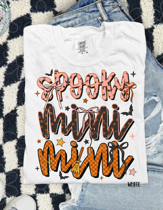 Retro Spooky Mini Kids Completed Tee