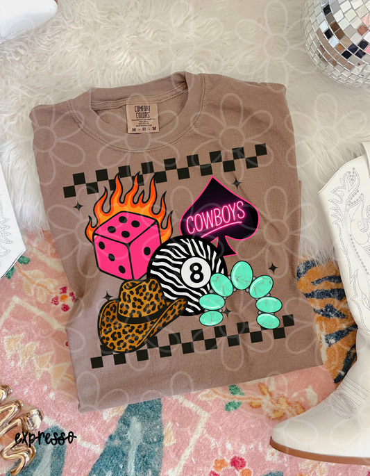 Retro Western Cowboys Completed Tee