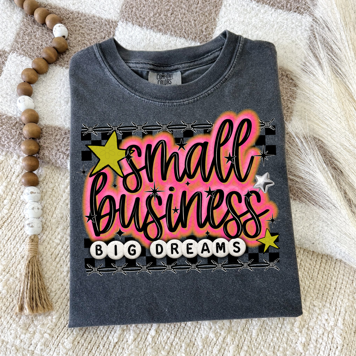 Retro Small Business Big Dream Completed Tee