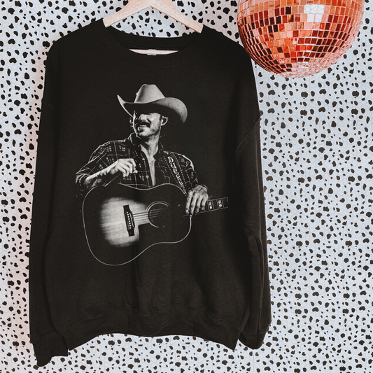 Riley Green with Guitar Completed Tee