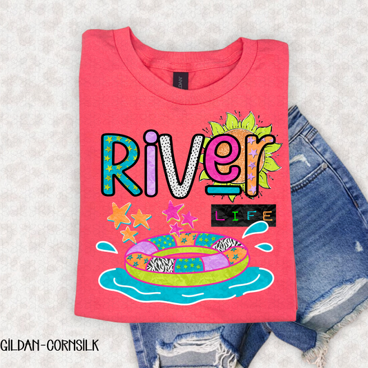 River Life- Tube DTF Transfer