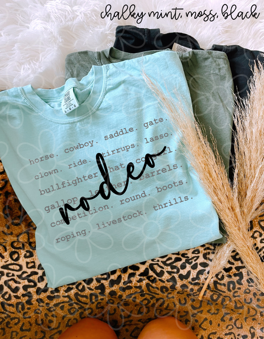 Rodeo Completed Tee