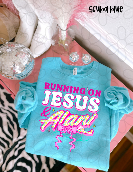 Running On Jesus & Alani Completed Tee