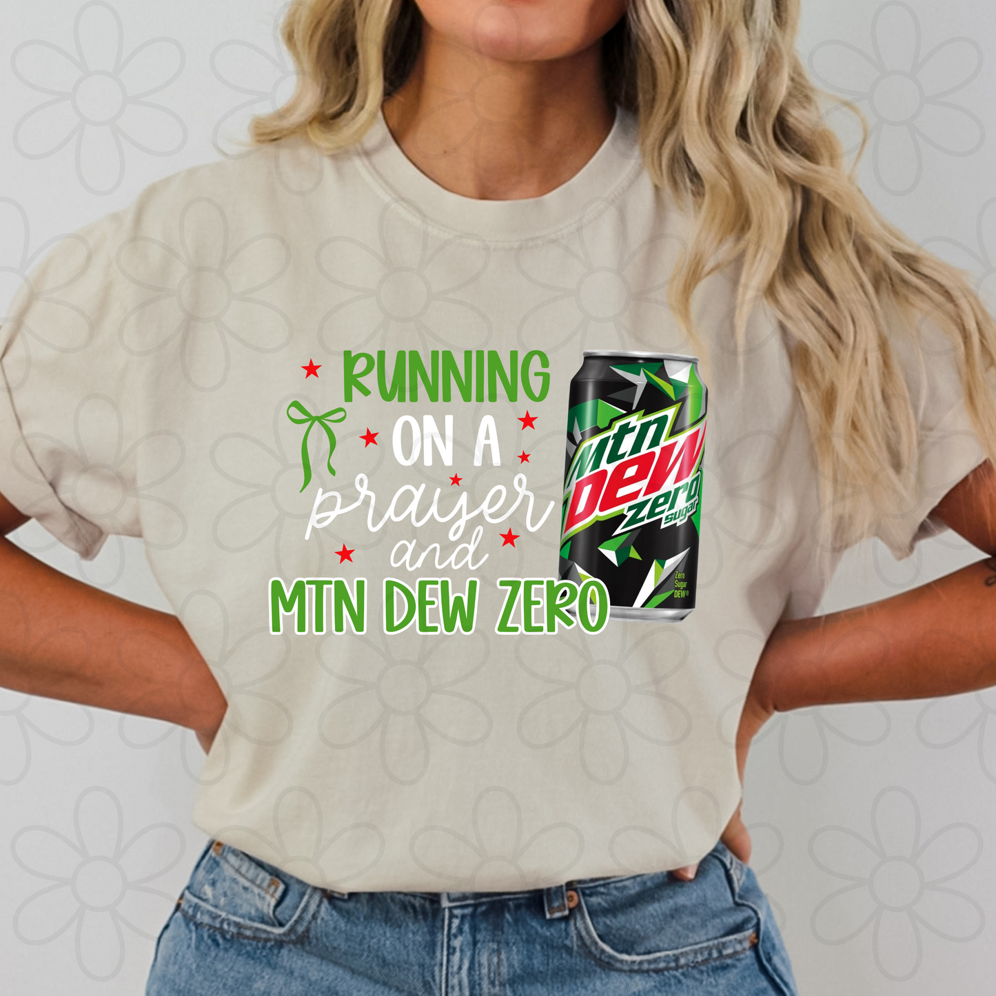 Running On A Prayer Drink - Multiple Options DTF Transfer