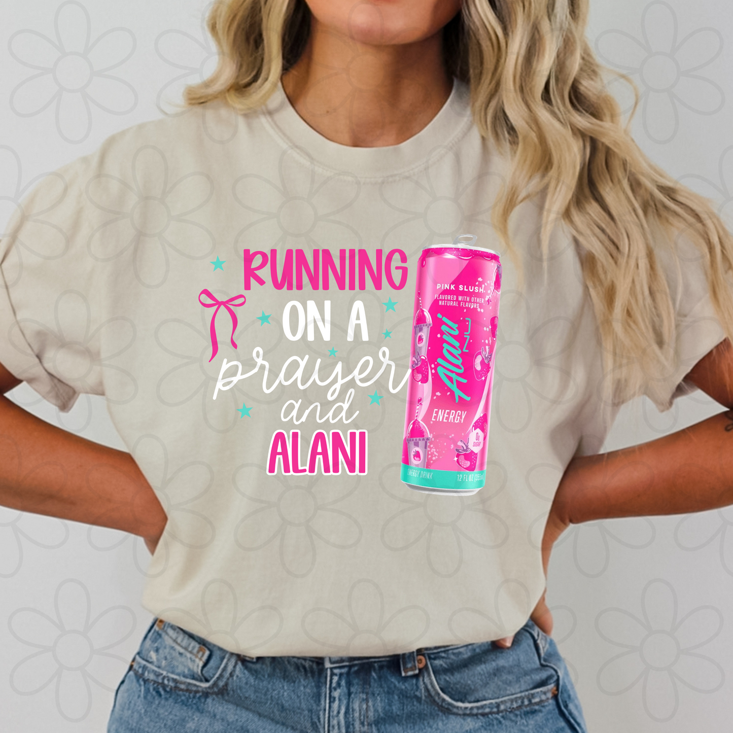 Running On A Prayer Drink - Multiple Options DTF Transfer