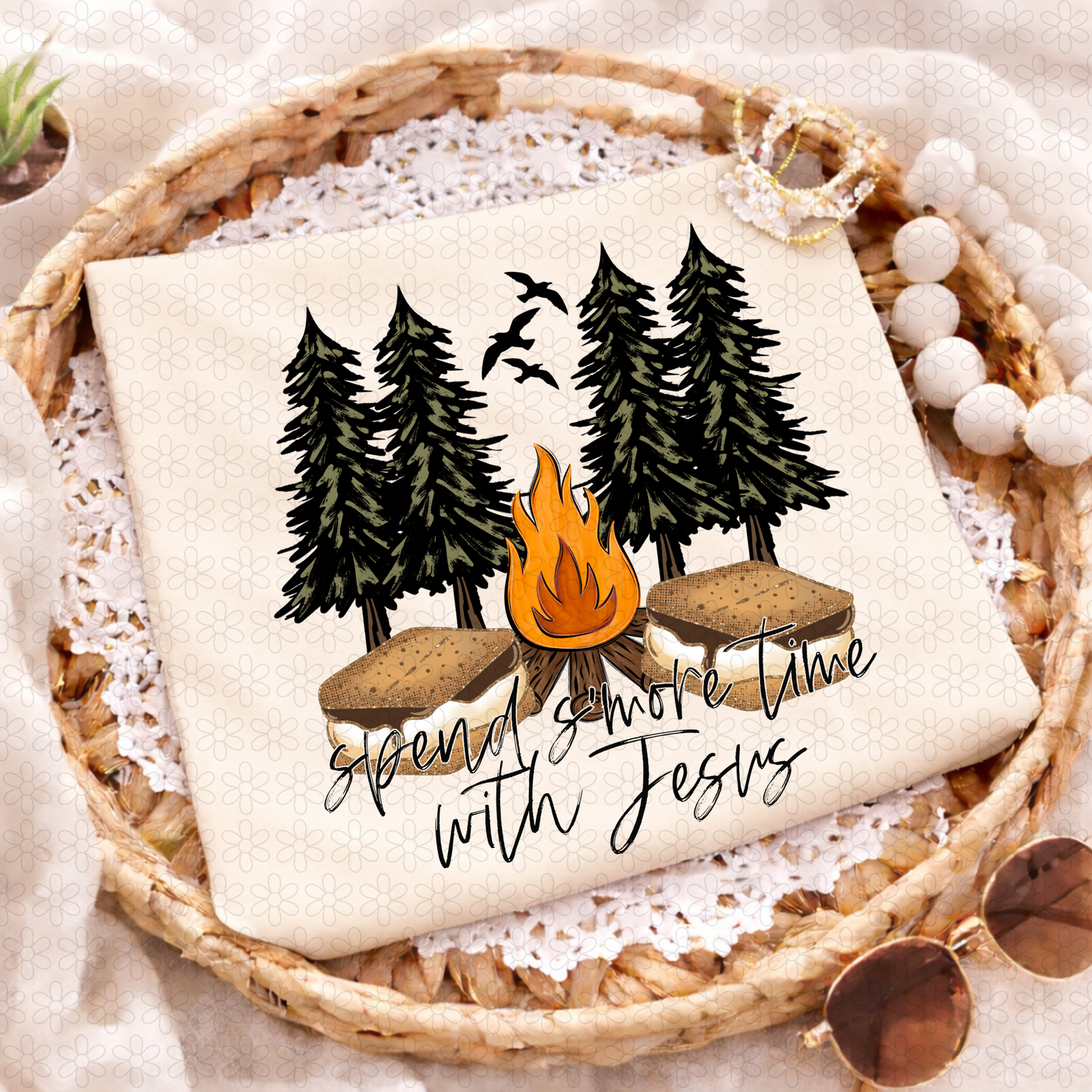 SPEND S'MORE TIME WITH JESUS DTF Transfer