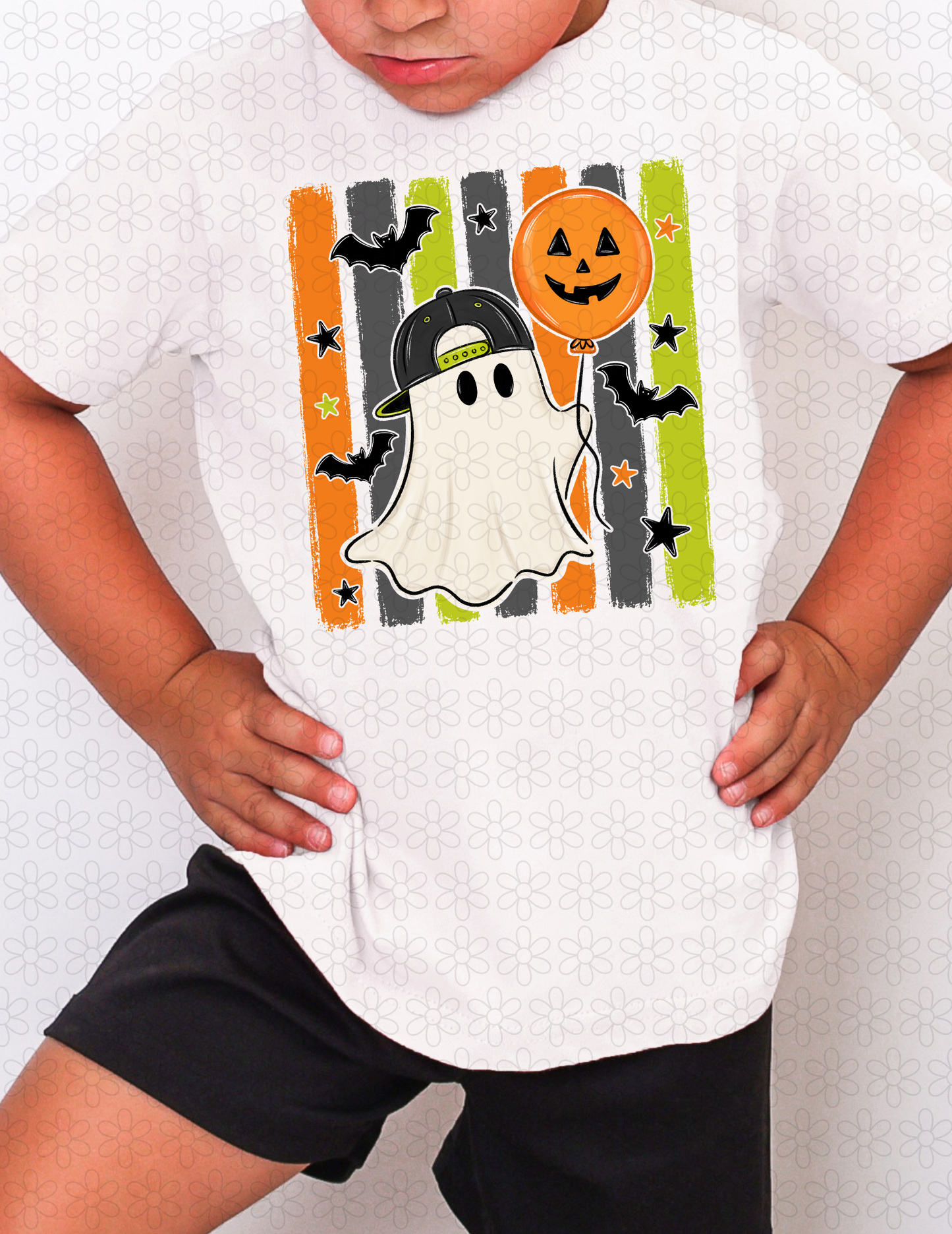 STRIPED GHOST Completed Tee