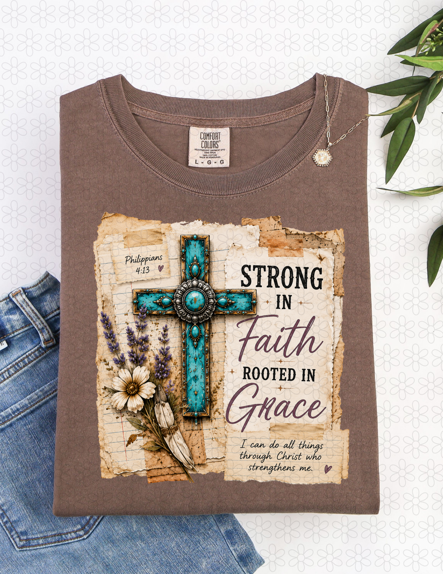 STRONG IN FAITH DTF Transfer