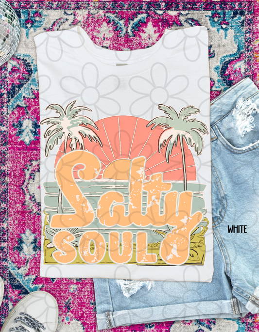 Salty Soul Retro Completed Tee
