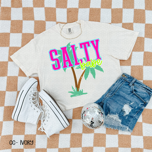 Salty Babe Completed Tee