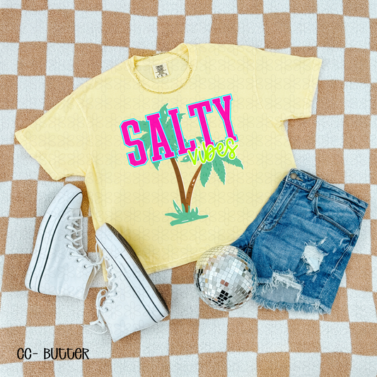 Salty Vibes Completed Tee