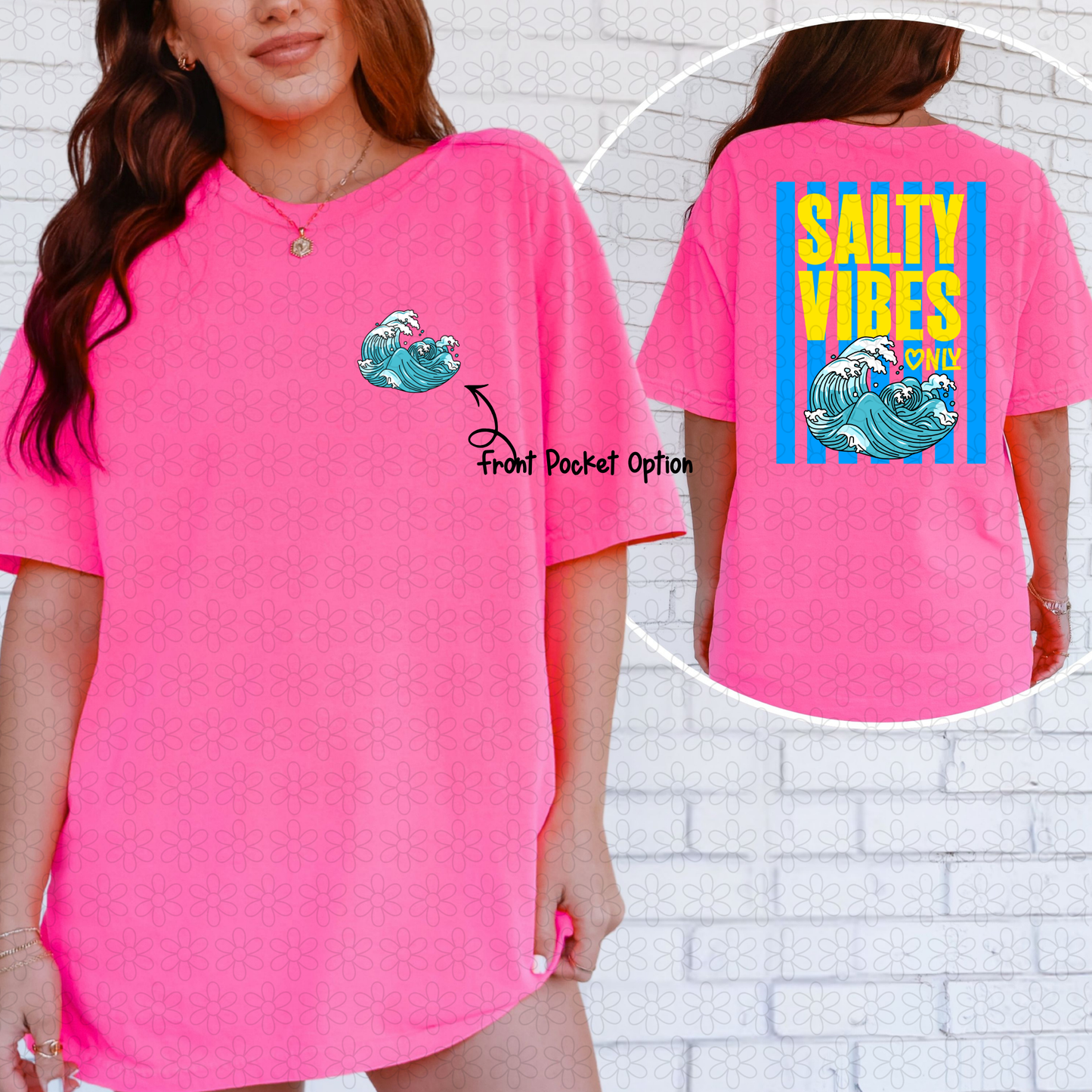 Salty vibes Only (Multiple Color Options) Completed Tee