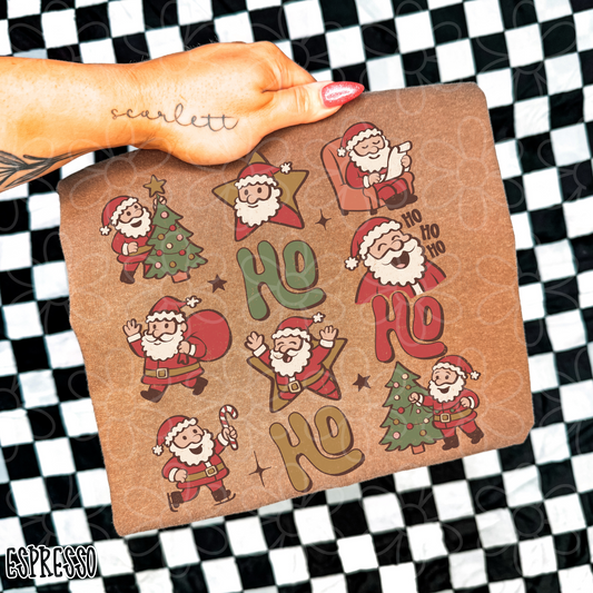 Santa Ho Ho Ho Kids Completed Tee