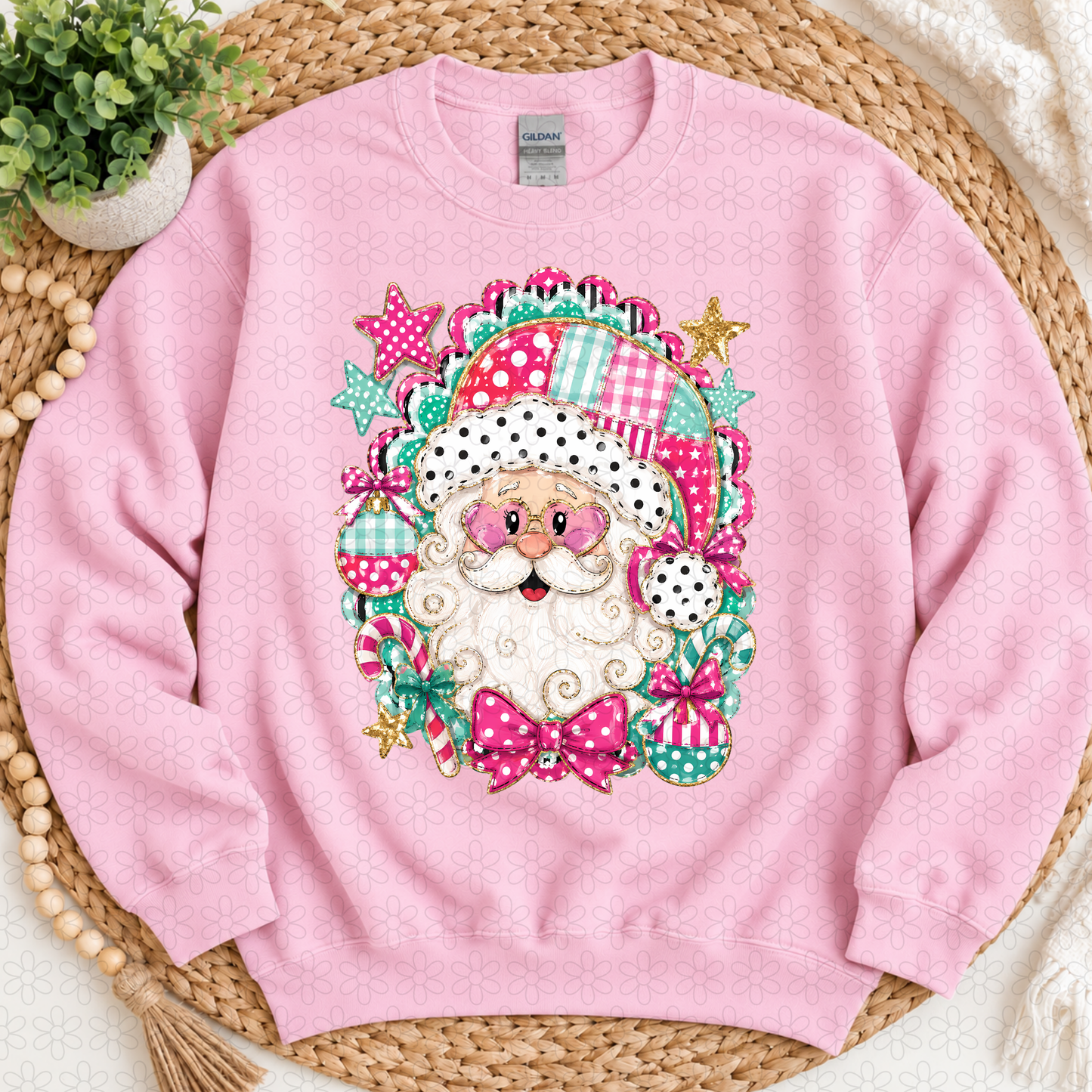 Santa Preppy Completed Tee