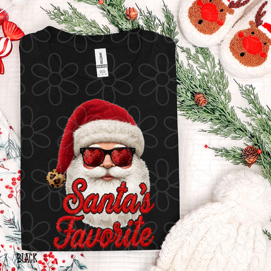 Santa's Favorite Completed Tee