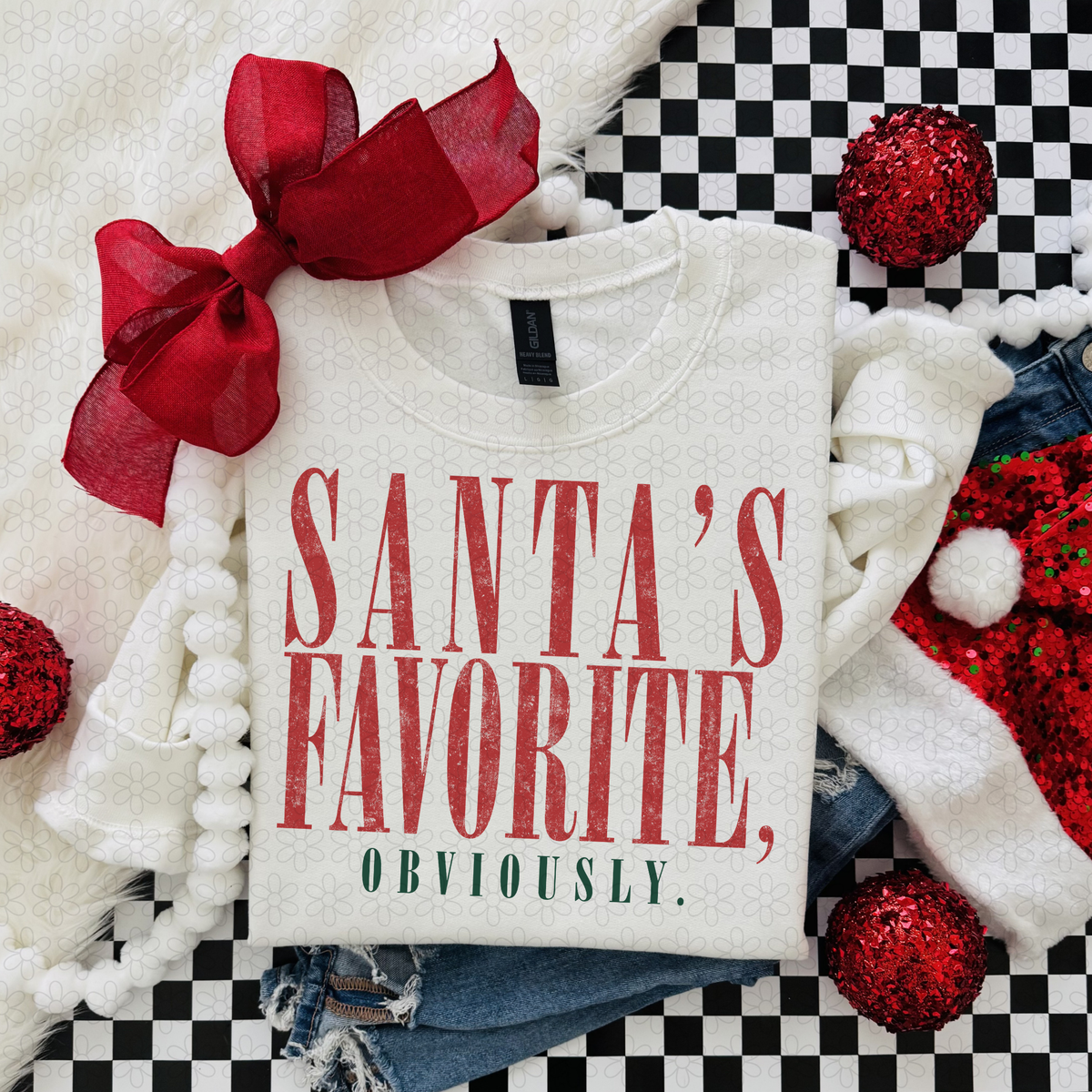 Santa's Favorite Obviously Completed Tee
