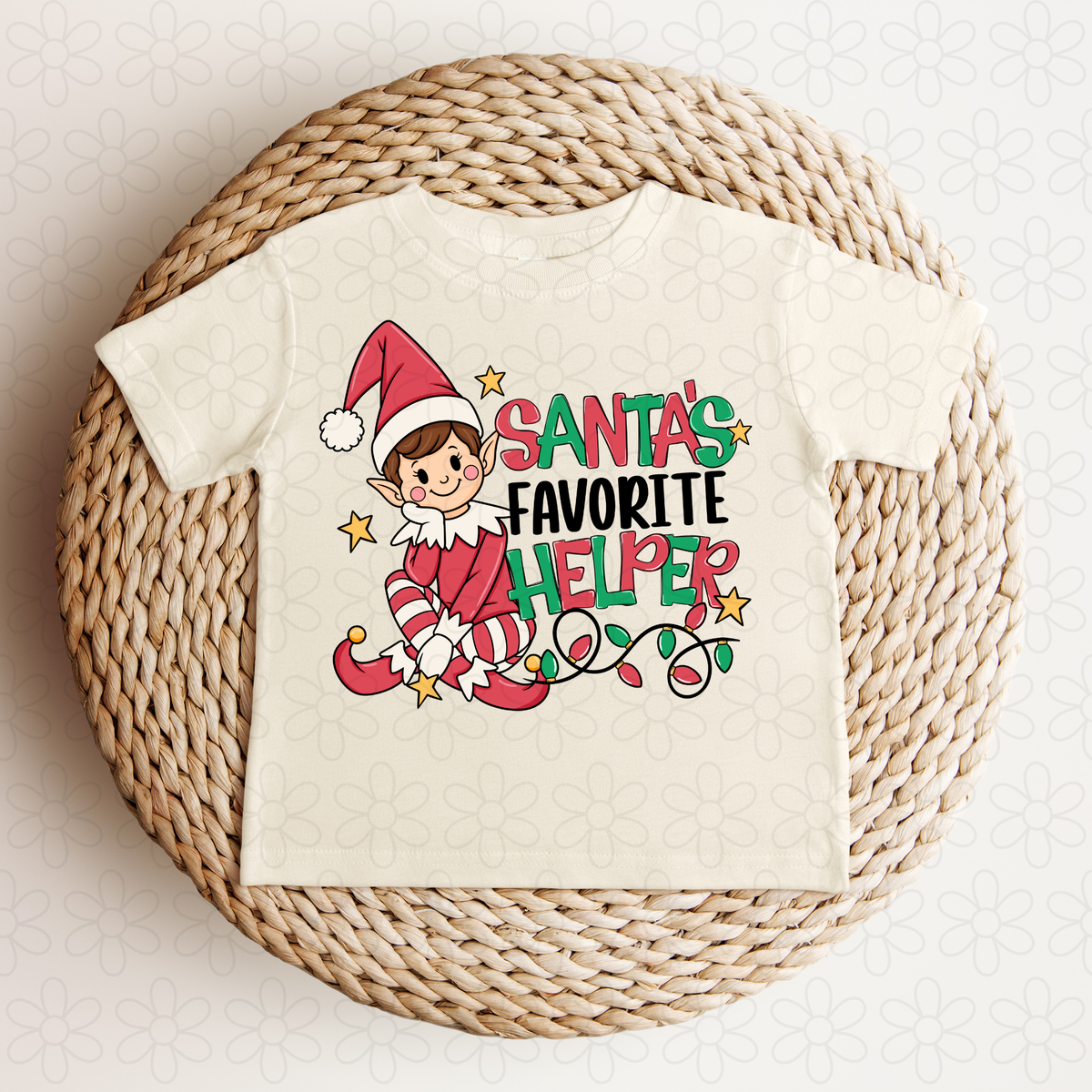 Santa’s favorite helper, boy elf Completed Tee