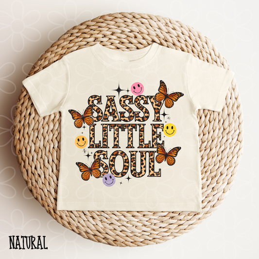 Sassy Little Soul Leopard Completed Tee