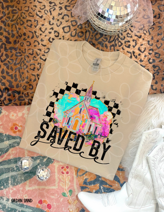 Saved By Grace Kids Completed Tee