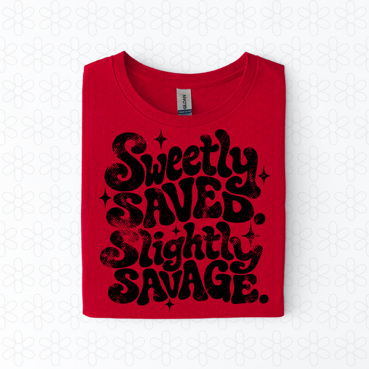 Saved & Savage Completed Tee