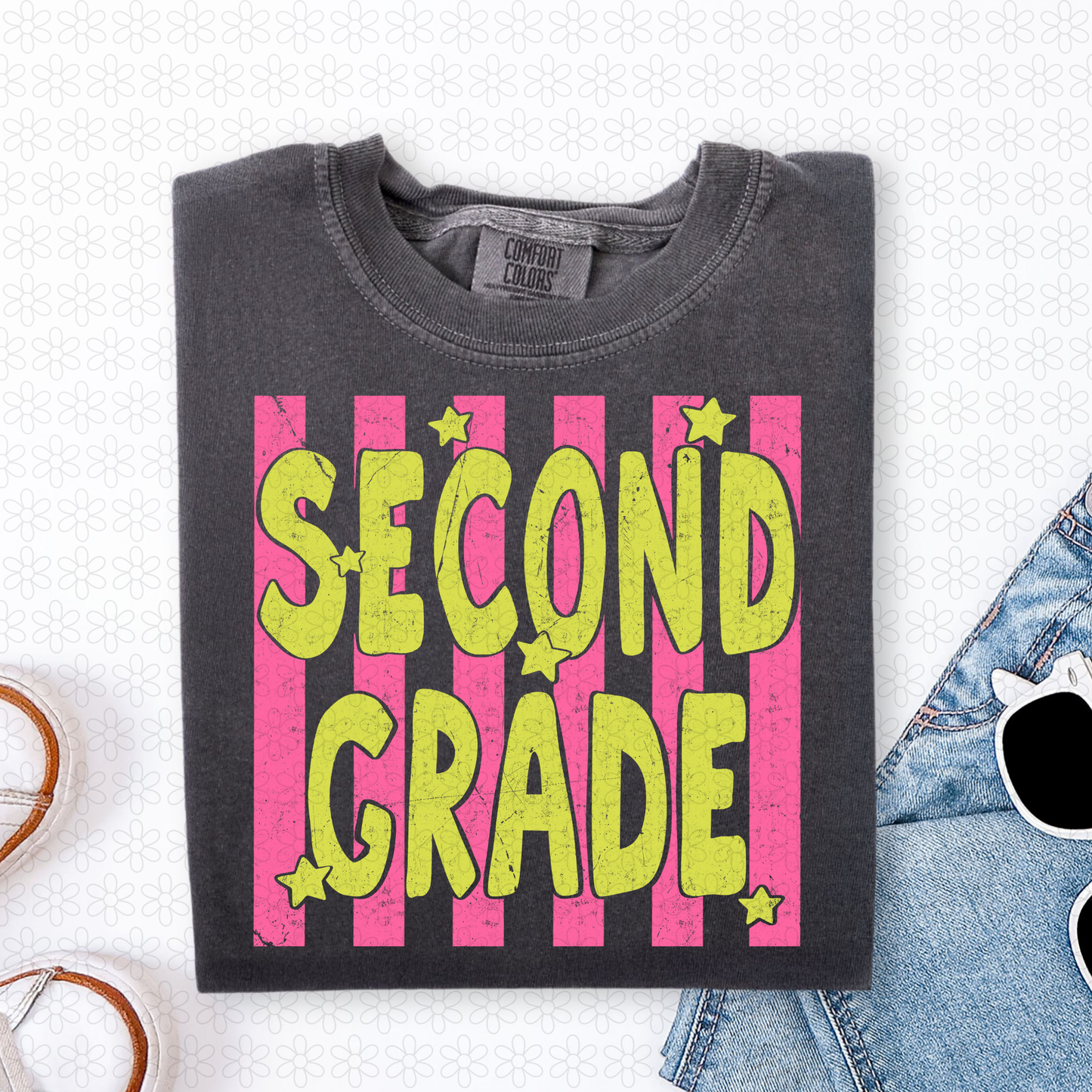 Grades Pink Stripes (Multiple Colors) Completed Tee
