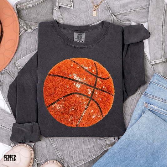 Sequin Basketball Kids Completed Tee