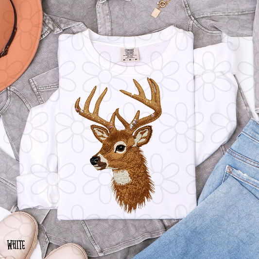 Sequin Deer DTF Transfer
