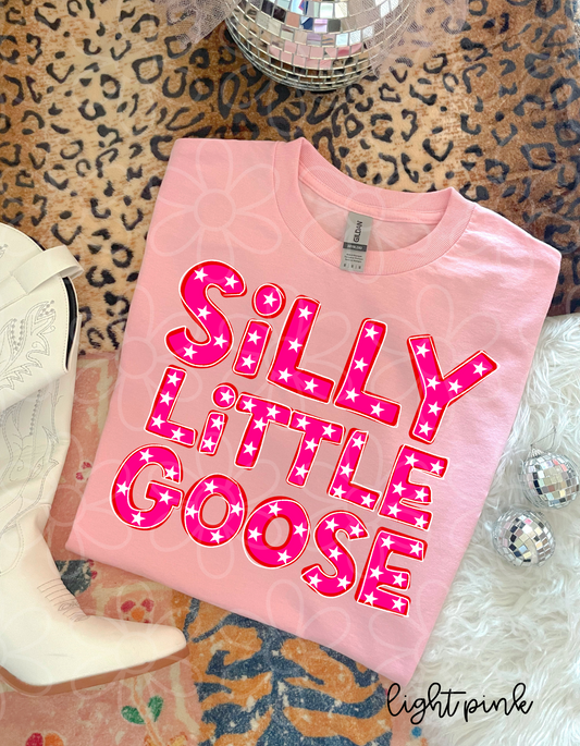 Silly Little Goose Stars Kids Completed Tee