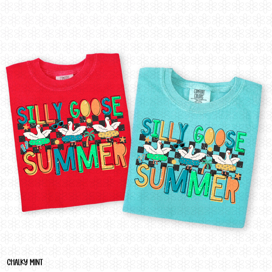 Silly Goose Summer- Boy Completed Tee