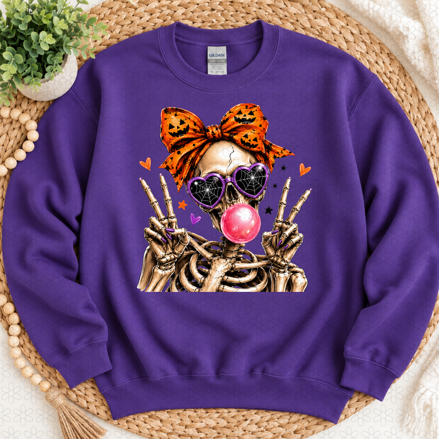 Skeleton Halloween Completed Tee
