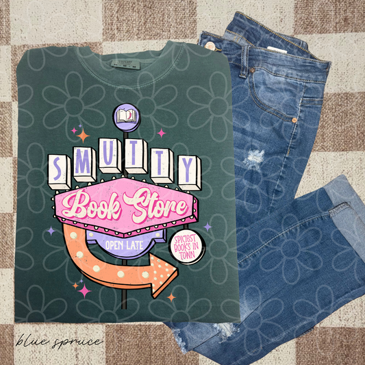 Smutty Book Store Completed Tee