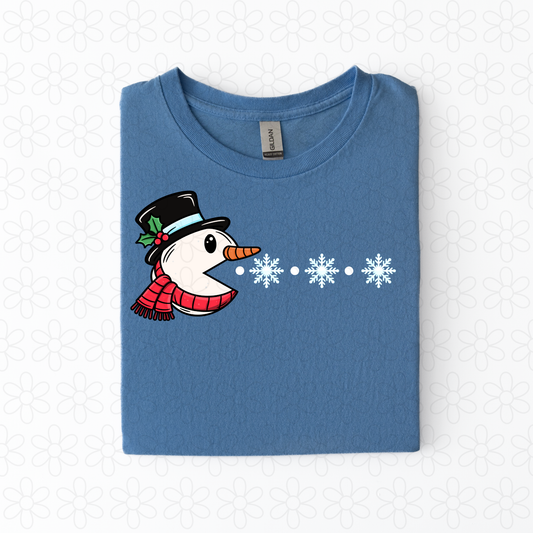 Snowman Pac Completed Tee