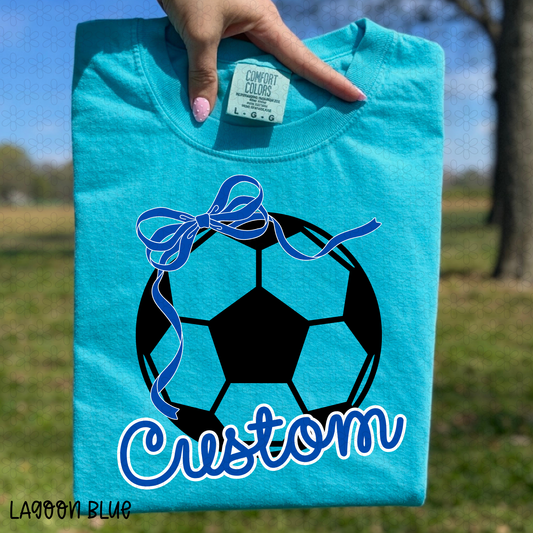 Soccer Custom Team Coquette Completed Tee