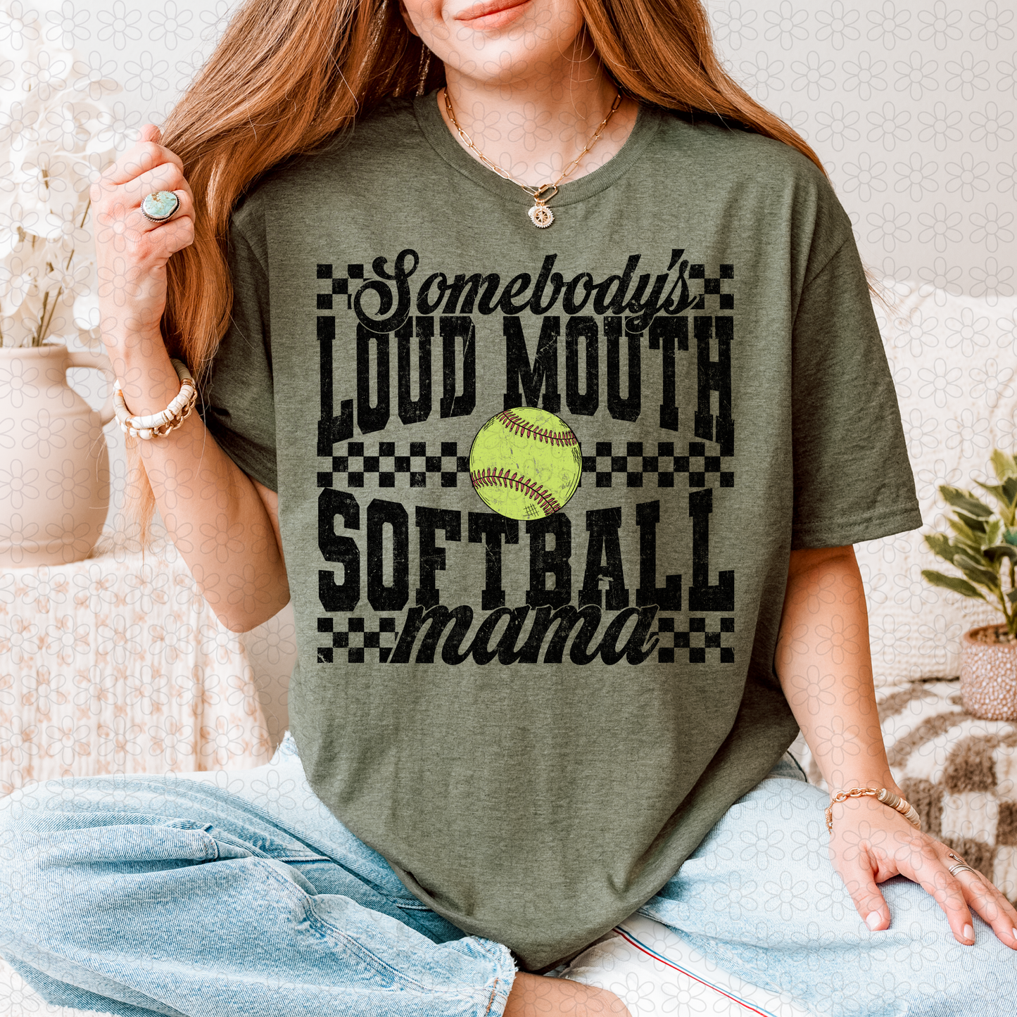 Somebody's Loudmouth Sport Mama (Multiple Options) DTF Transfer