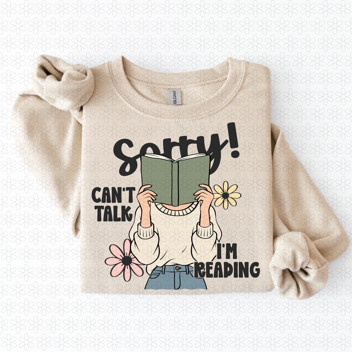 Sorry Can't talk i'm reading Completed Tee