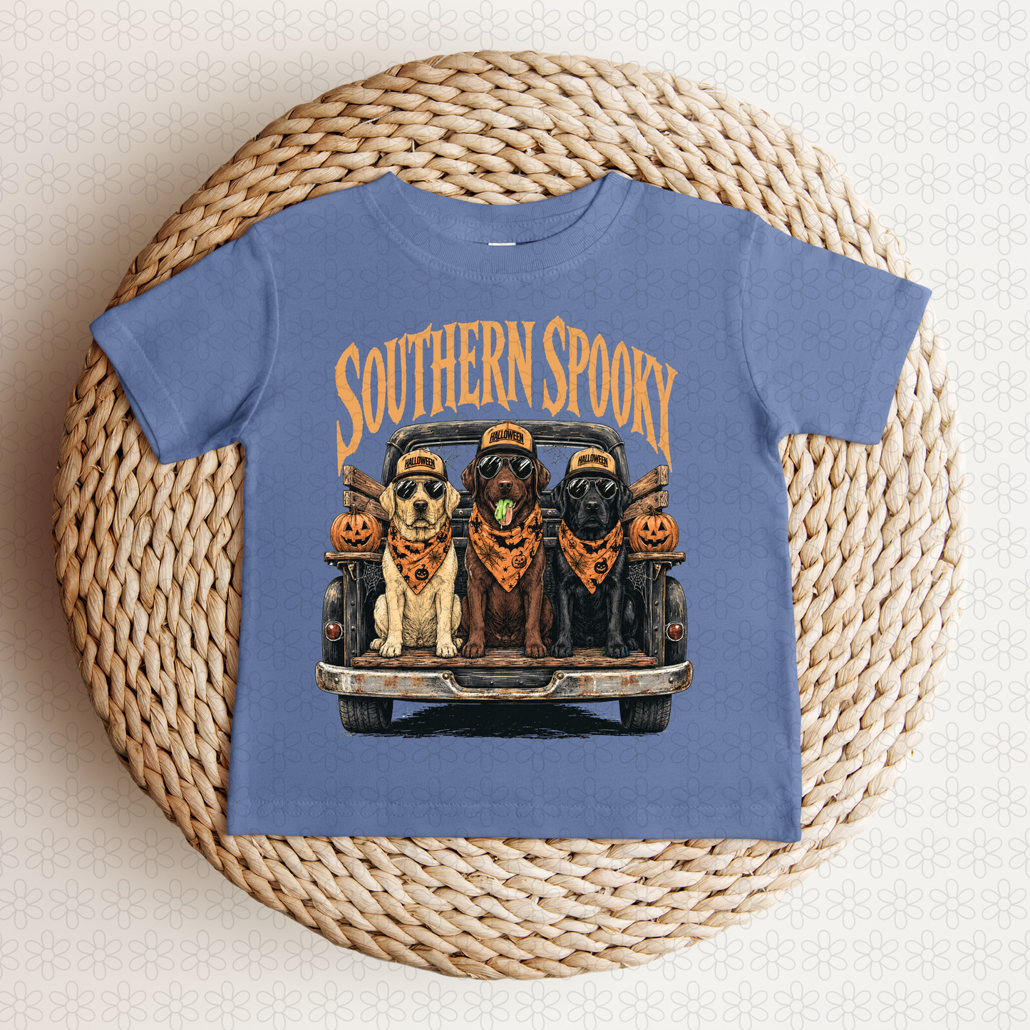 Southern spooky dogs (Multiple Color Options) Completed Tee