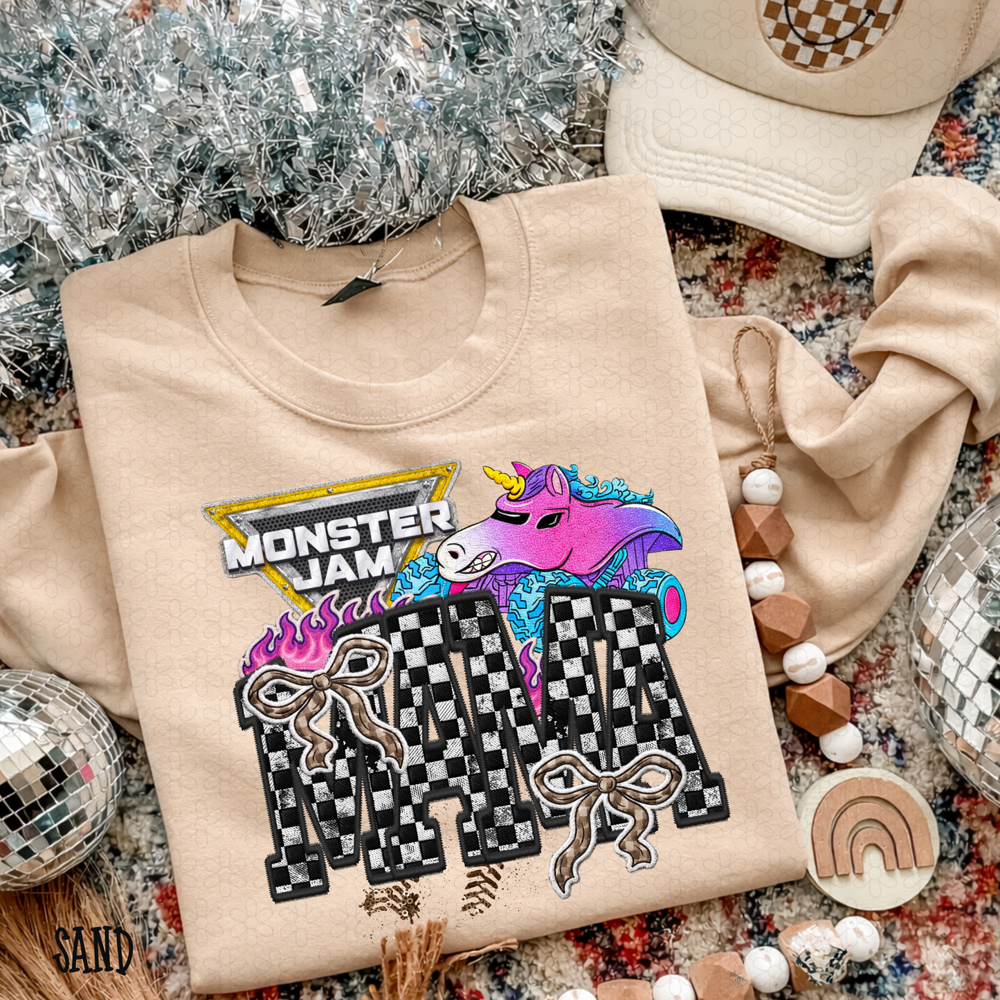 Monster Jam Mama Bows (Multiple Options) DTF Transfer