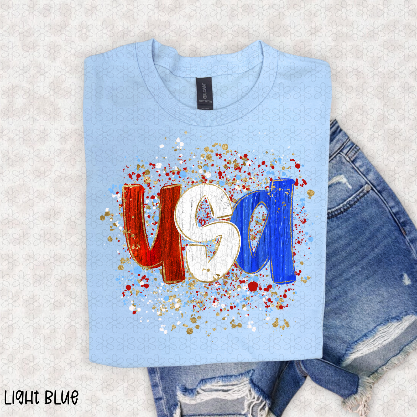 Splatter USA Completed Tee